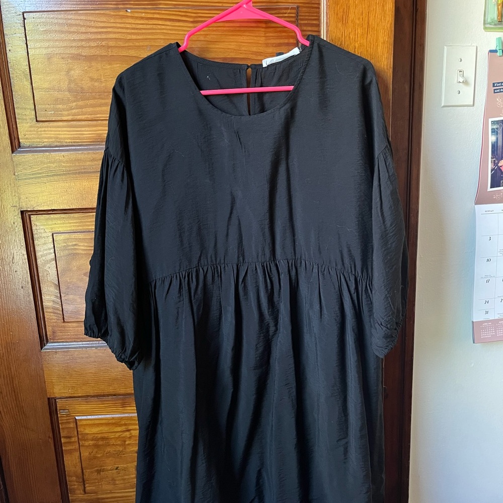 NWT Black babydoll dress XXL
